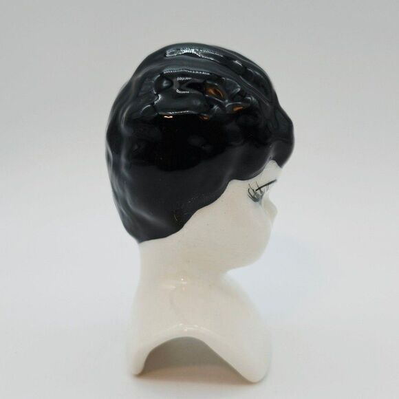 Small Antique China Doll Ceramic Head - Picture 4 of 10